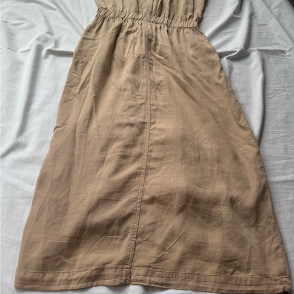 Thread + Supply Tan Button Up Dress - Small - Neutral/Minimalist - - Picture 5 of 12